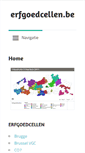 Mobile Screenshot of erfgoedcellen.be